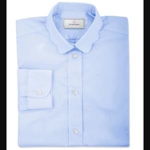 Scallop Oxford shirt